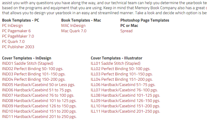 Indesign Templates For Yearbooks