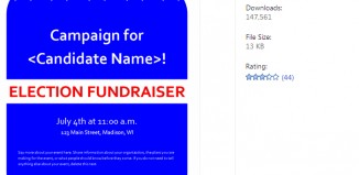 3 Free Political Campaign Flyer Templates