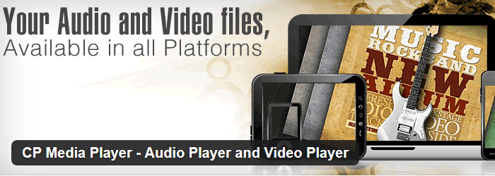 CP Media Player- Audio Player and Video Player- WordPress