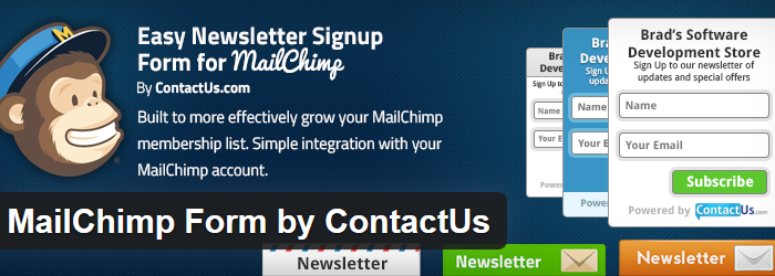 MailChimp Form by ContactUs.com