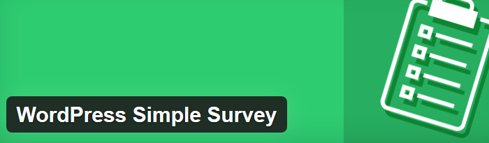 WordPress Simple Survey