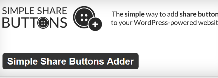 Simple Share Buttons Adder