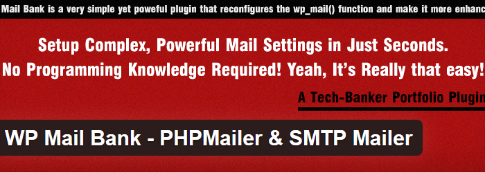 WP Mail Bank – PHP Mailer & SMTP Mailer
