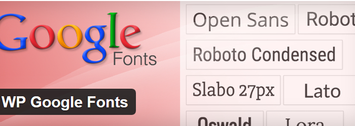 WP Google Fonts