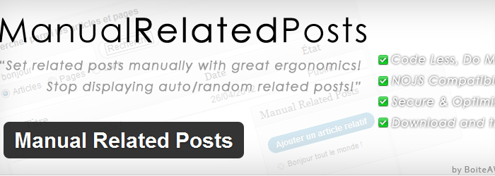 Manual Related Posts