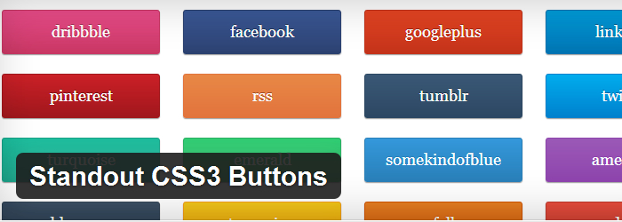 Standout CSS3 Buttons