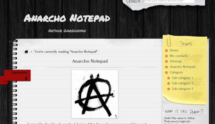 Anarcho Notepad